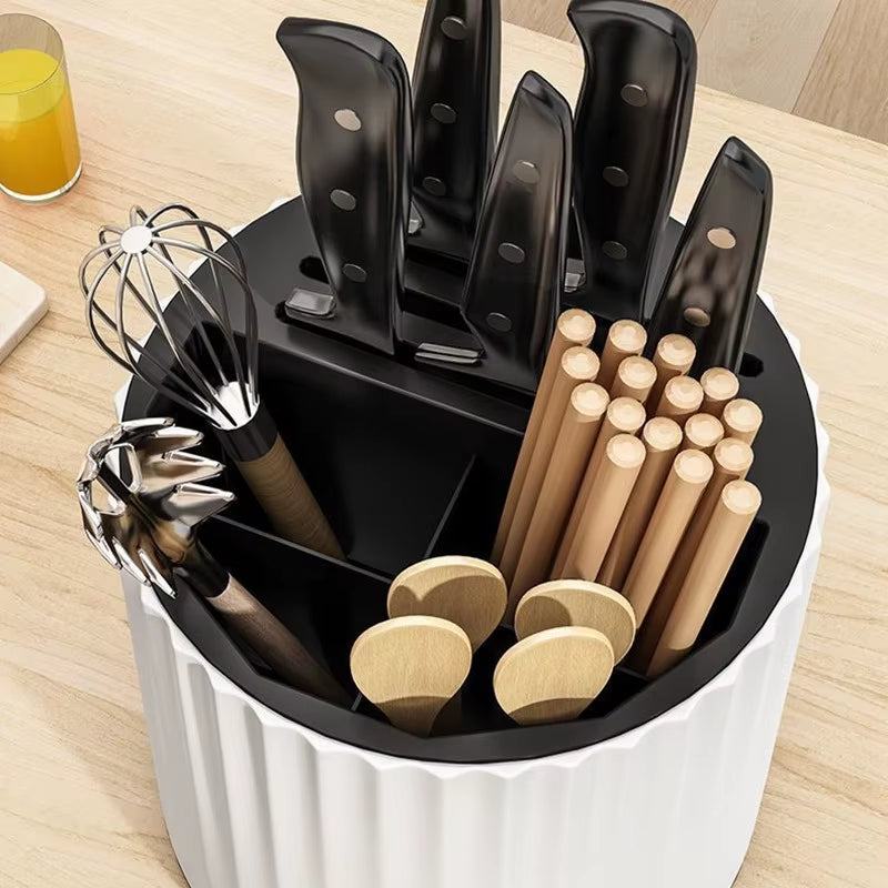 Cutlery Drain Rack Organizer Multi-Functional Spoon Fork Chopstick Storage Holder Household Kitchen Tableware Storage Holder Box