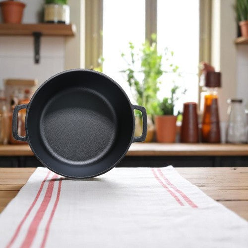Olla de Hierro Fundido Pre-curada
